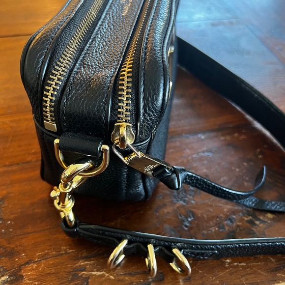 MARC JACOBS The Softshot Black Leather Crossbody Camera Bag - Picture 5 of 14